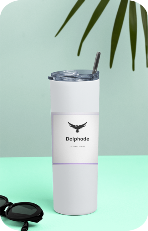 Unisex Tumbler Bottle White